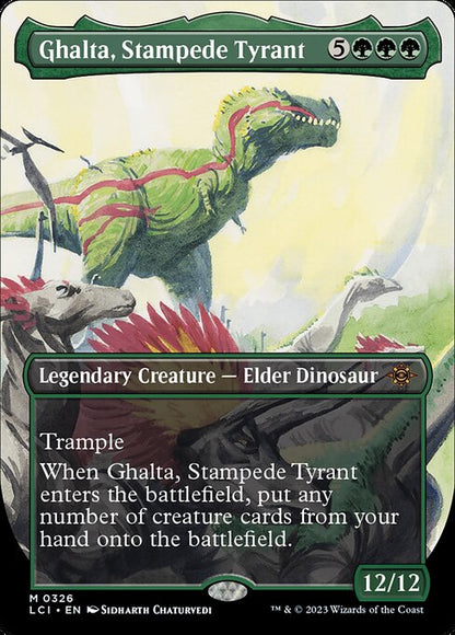 Ghalta, Stampede Tyrant (Borderless) - The Lost Caverns of Ixalan
