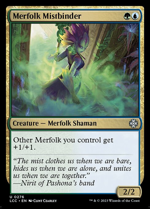 Merfolk Mistbinder - Commander: The Lost Caverns of Ixalan