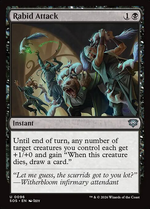 Rabid Attack (Foil) - Secrets of Strixhaven