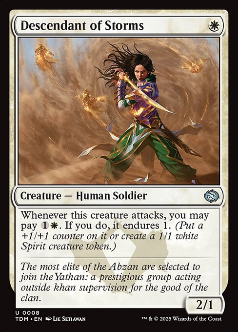 Descendant of Storms - Tarkir: Dragonstorm