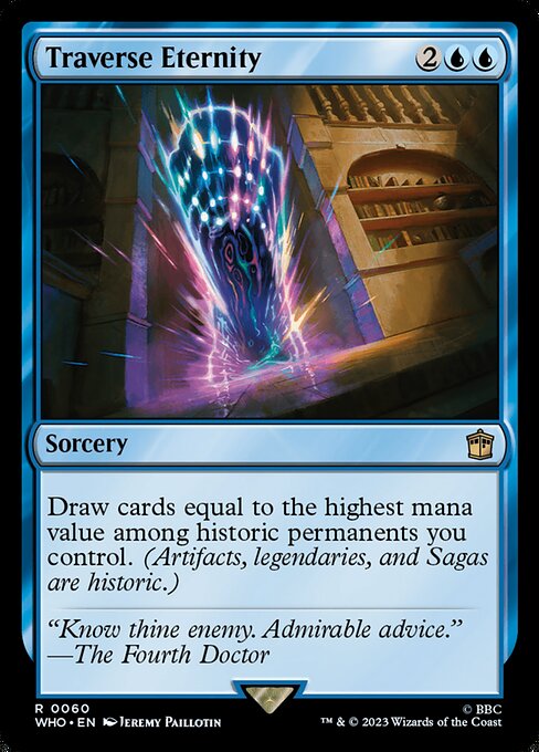 Traverse Eternity (Foil) - Universes Beyond: Doctor Who