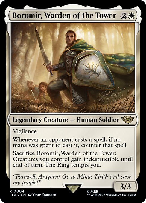 Boromir, Warden of the Tower - Universes Beyond: The Lord of the Rings: Tales of Middle-earth
