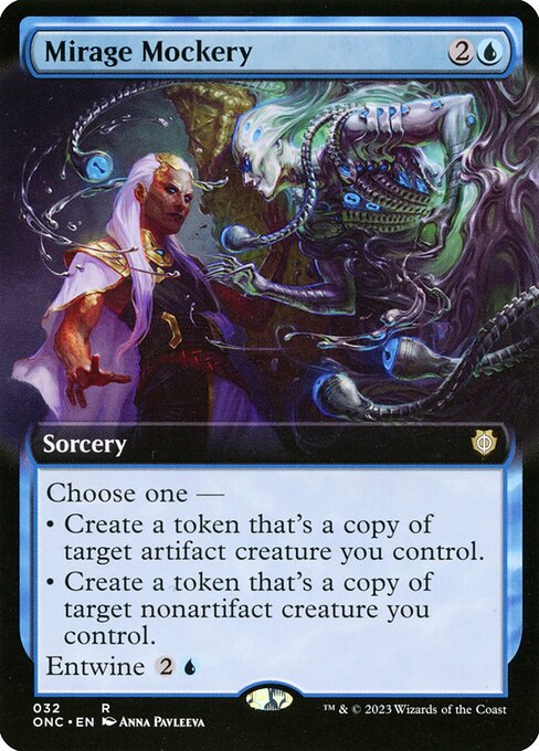Mirage Mockery (Extended Art) - Commander: Phyrexia: All Will Be One