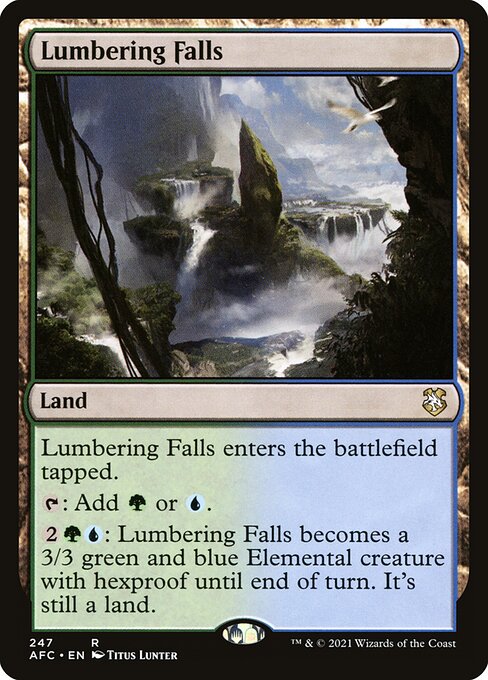 Lumbering Falls - Commander: Adventures in the Forgotten Realms