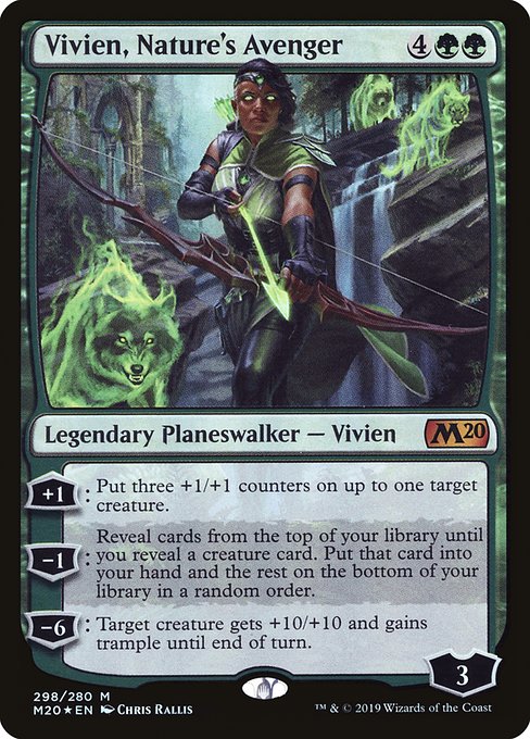 Vivien, Nature's Avenger (Foil) - Core Set 2020