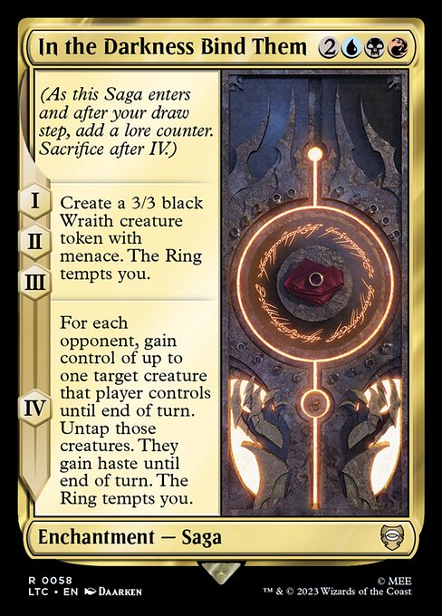 In the Darkness Bind Them - Commander: The Lord of the Rings: Tales of Middle-earth