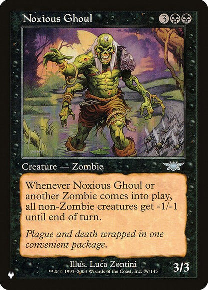 Noxious Ghoul - The List Reprints
