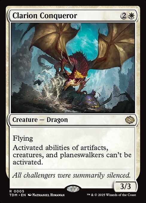 Clarion Conqueror (Foil) - Tarkir: Dragonstorm