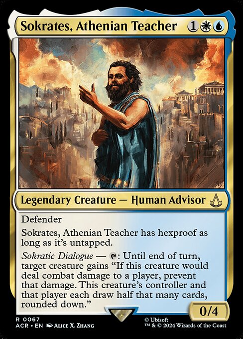 Sokrates, Athenian Teacher - Universes Beyond: Assassin's Creed