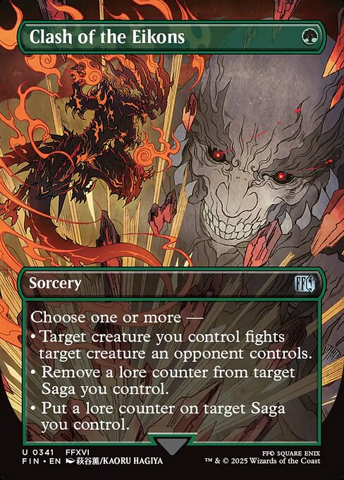 Clash of the Eikons (Borderless) (Foil) - FINAL FANTASY