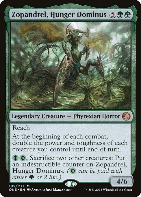 Zopandrel, Hunger Dominus (Showcase) (Foil) - Phyrexia: All Will Be One