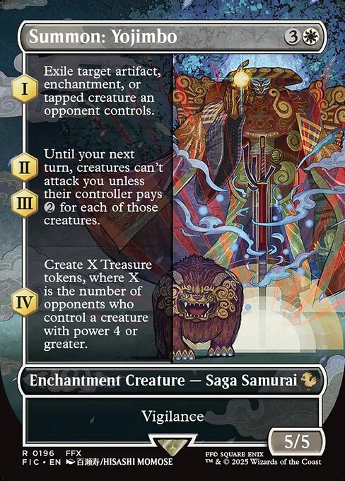 Summon: Yojimbo (Borderless) - Commander: FINAL FANTASY