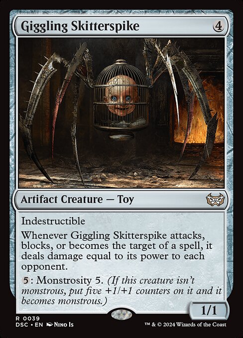 Giggling Skitterspike - Commander: Duskmourn: House of Horror