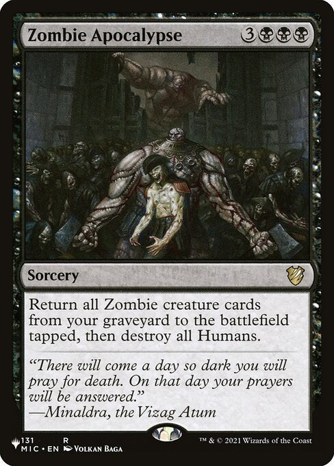 Zombie Apocalypse - The List Reprints