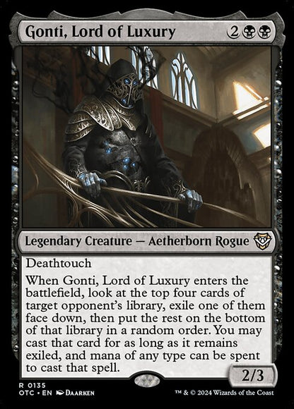 Gonti, Lord of Luxury - Commander: Outlaws of Thunder Junction