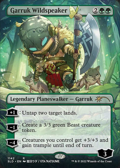 Garruk Wildspeaker (Borderless) - Secret Lair Drop Series