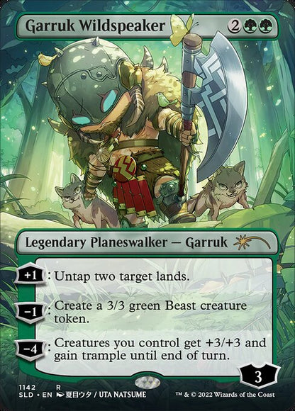 Garruk Wildspeaker (Borderless) - Secret Lair Drop Series