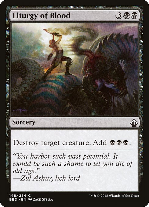Liturgy of Blood (Foil) - Battlebond