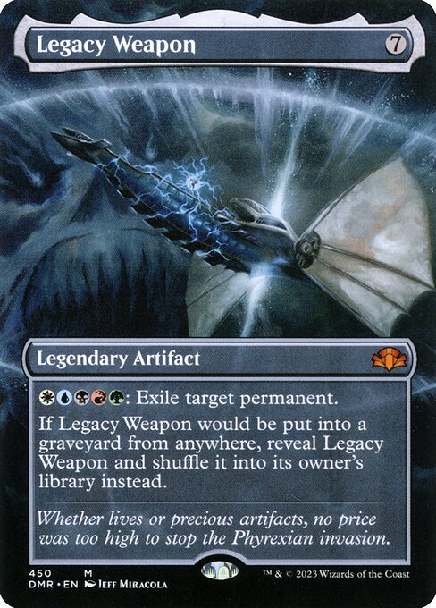 Legacy Weapon (Borderless) - Dominaria Remastered