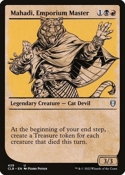 Mahadi, Emporium Master (Showcase) - Commander Legends: Battle for Baldur's Gate