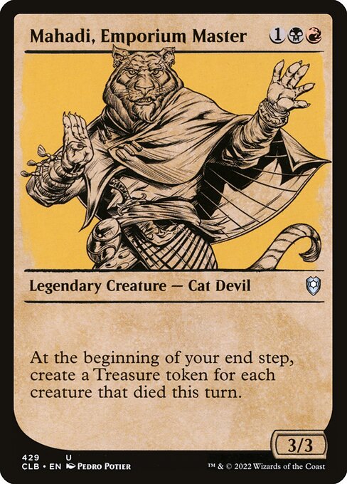 Mahadi, Emporium Master (Showcase) - Commander Legends: Battle for Baldur's Gate