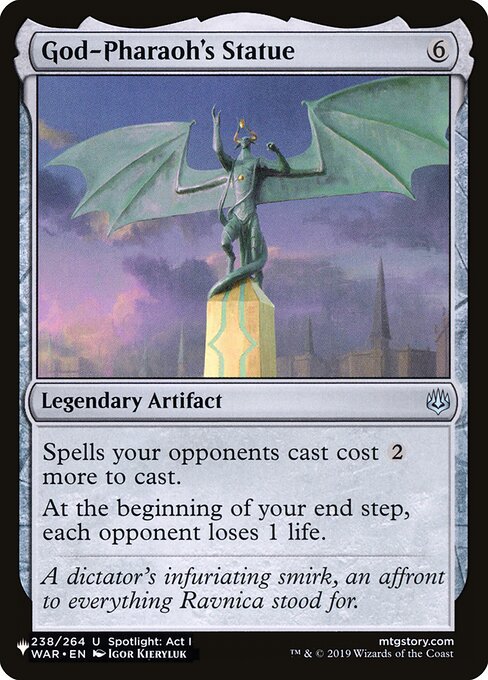 God-Pharaoh's Statue - The List Reprints