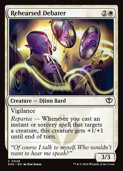 Rehearsed Debater (Foil) - Secrets of Strixhaven