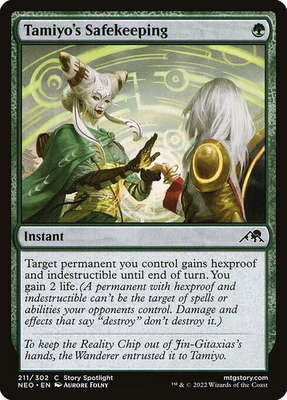 Tamiyo's Safekeeping (Foil) - Kamigawa: Neon Dynasty