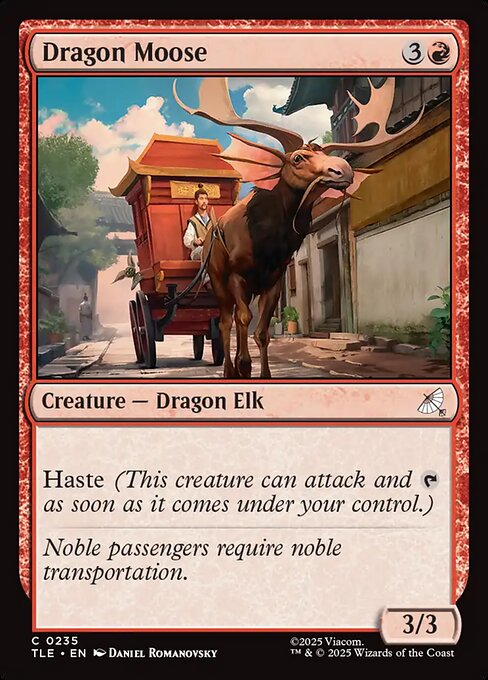 Dragon Moose (0235) (Foil) - Avatar: The Last Airbender: Eternal-Legal