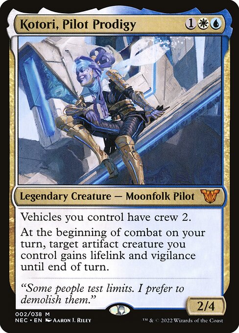 Kotori, Pilot Prodigy (Foil) - Commander: Kamigawa: Neon Dynasty