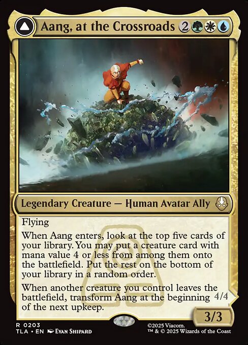 Aang, at the Crossroads (Foil) - Avatar: The Last Airbender