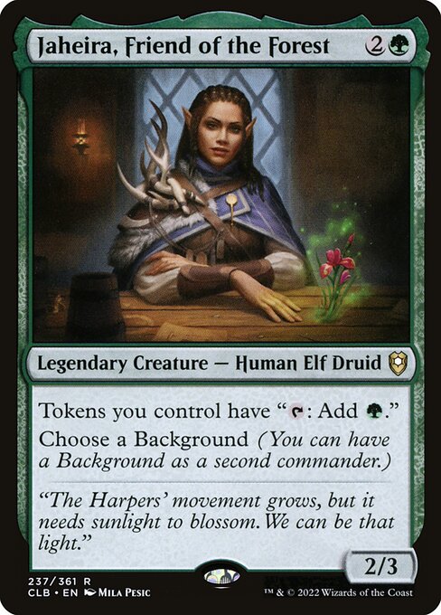 Jaheira, Friend of the Forest (Showcase) (Foil) - Commander Legends: Battle for Baldur's Gate