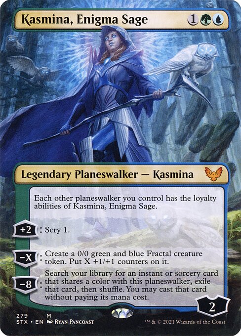 Kasmina, Enigma Sage (Borderless) - Strixhaven: School of Mages