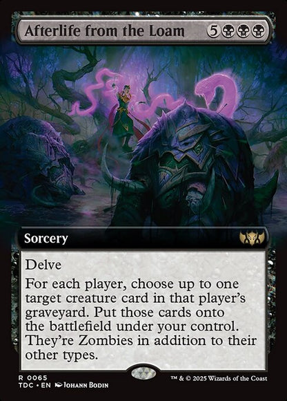 Afterlife from the Loam (Extended Art) - Commander: Tarkir: Dragonstorm