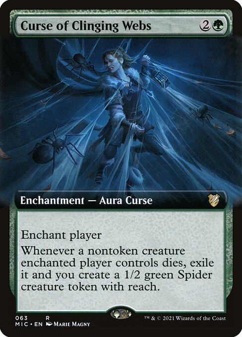 Curse of Clinging Webs - Commander: Innistrad: Midnight Hunt