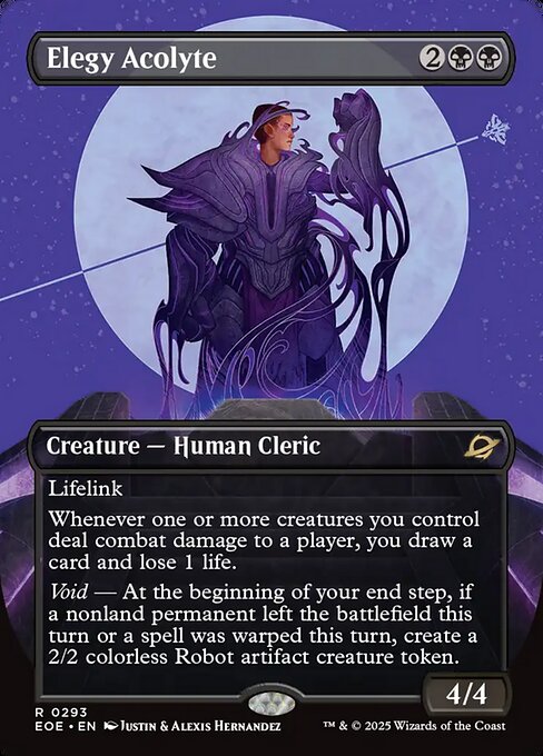Elegy Acolyte (Borderless) - Edge of Eternities