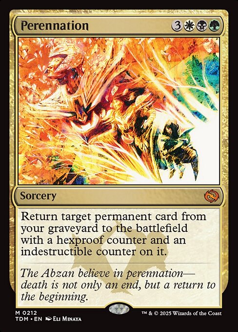 Perennation - Tarkir: Dragonstorm